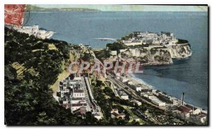 Old Postcard Monaco General view of the Principality