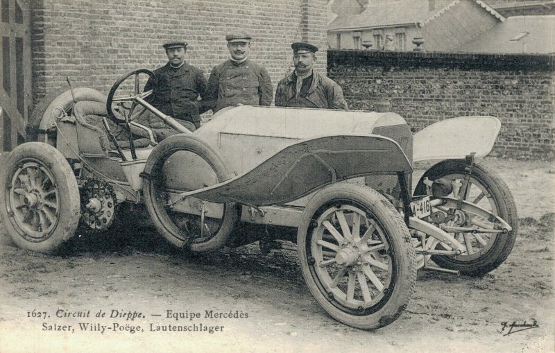 Circuit de Dieppe Equipe Mercedes Saizer Willy Poege Lautenschlager 05.52