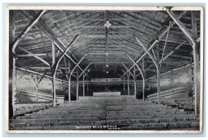 1911 Interior Billy Sunday Tabernacle Toledo Ohio OH Vintage Antique Postcard 
