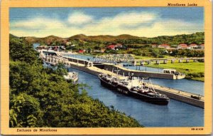 Panama Canal Miraflores Pocks Curteich
