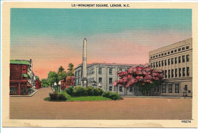 Lenoir, NC - Monument Square