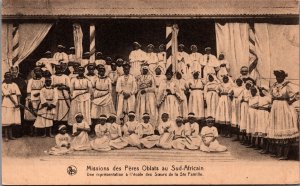 Senegal Missions des Peres Oblats au Sud Africain Natives Vintage Postcard C047