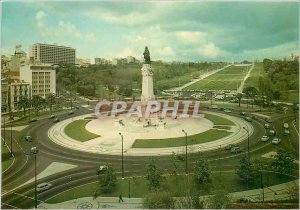 Postcard Modern Lisboa Portugal Marquis of Pombal Square