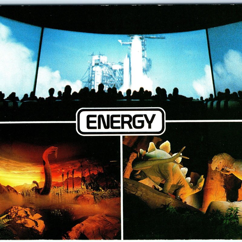 c1980s Orlando, FL Disney World EPCOT Tomorrowland Futuristic Fossil Fuel  M16