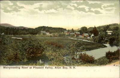 Alton Bay NH River & Valley - Homes in Background c1905 UDB 