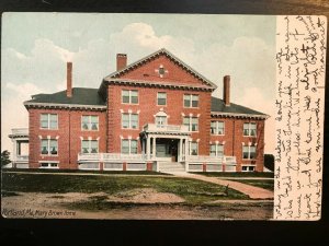 Vintage Postcard 1911 Mary Brown Home Portland Maine