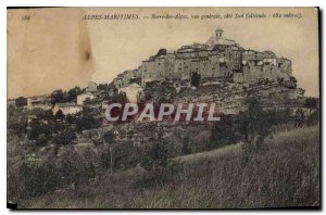 Old Postcard Alpes Maritimes Barre General view of the Alps
