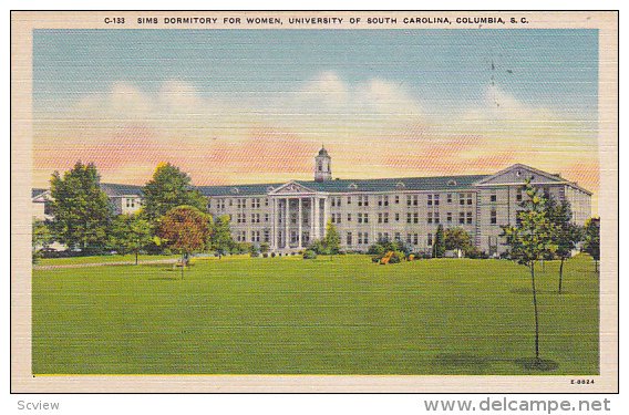 Sims Dormitory for Women, University of South Carolina, Columbia, South Carol...