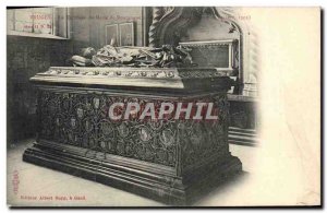 Old Postcard Bruges The tomb of Mary of Burgundy