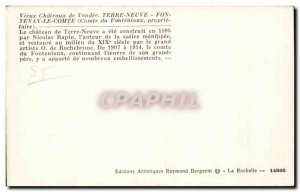 Old Postcard Newfoundland Fontenay Le Comte