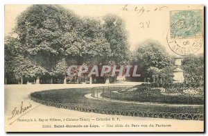 Old Postcard Saint Germain en Laye A allee du Parc view Parterre