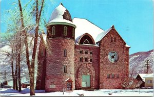 Postcard CO Aspen Community Church Initially First Presbyterian Church 1965 V211