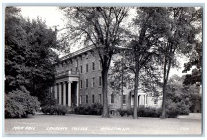 c1940's Main Hall Lawrence College Appleton Wisconsin WI RPPC Photo Postcard