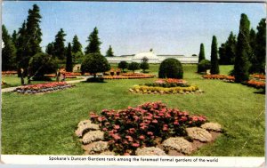 Postcard GARDEN SCENE Olympia Washington WA AL2553