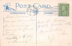 Ideal Beach New Jersey Typical Ocean Scene Vintage Postcard AA109234