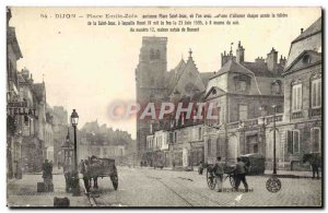Old Postcard Dijon Emile Zola
