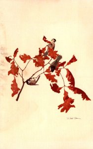 Birds Chickadee Painting By Richard Sloan