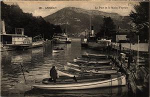 CPA ANNECY - Le Port et le Mont VEYRIER (691421)