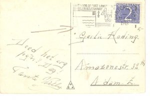 Humanized Cats. Boxing Old vintage Dutch postcard