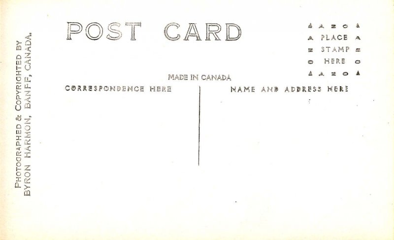 Canada - Alberta, Banff. Cascade Mountain.   *RPPC