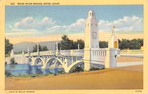 Boise River Bridge Boise, Idaho 1949 