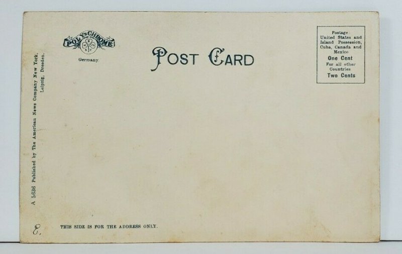 A Florida Bungalow Early c1905 Postcard N1