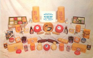 Postcard Wisconsin Auburndale Cheese Mart advertising 1950s Chester 23-3205 