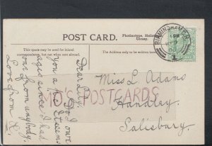 Genealogy Postcard - Adams - Handley, Salisbury, Wiltshire RF5899