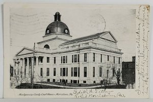 Pennsylvania Norristown Pa Montgomery County Court House c1906 Postcard S13