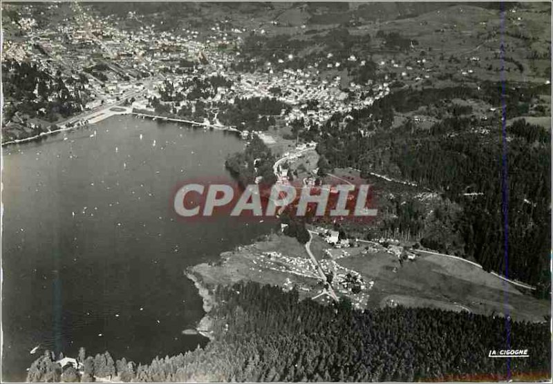 Modern Postcard Gerardmer (Vosges) Lake City and saw air (Aerial view)