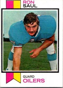 1973 Topps Football Card Ron Saul Houston Oilers sk2554