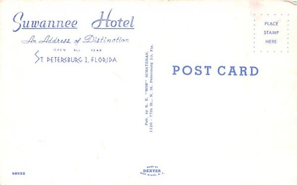 Suwannee Hotel St Petersburg, Florida