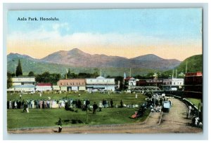 C.1910 Aala Park, Honolulu, Hawaii & South Seas Curio Co. Postcard P184