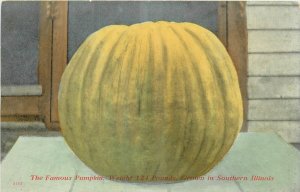 c1910 Illinois Famous Pumpkin Watts artist impression Postcard 25-1615