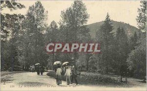 Old Postcard La Bourboule Fenestre Park