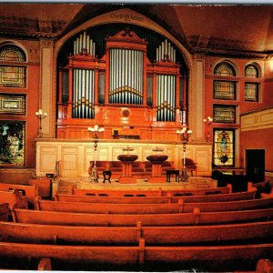 c1960s Boston, MA First Church of Christ Scientist Interior Chapel Chrome A307