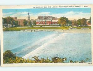 W-Border RIVER DAM Marietta Ohio OH HJ7684
