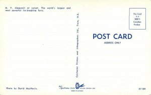 Steamship, M.V. Abegweit, Colchester Printers No. 5118R