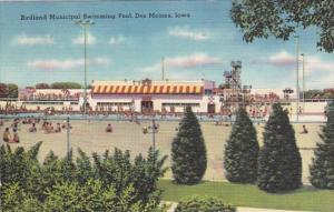 Iowa Des Moines Birdland Municipal Swimming Pool 1939