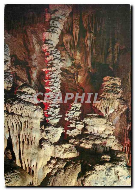 Postcard Modern Traveling the Tarn Gorges Grotte Aven Armand Draperies and St...