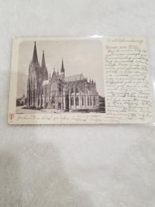 Antique Postcard, Gruss aus Koln