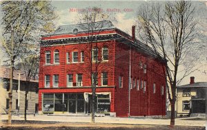 J40/ Shelby Ohio Postcard c1910 Masonic Temple Building 211
