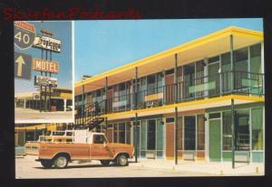 WEATHERFORD OKLAHOMA ROUTE 66 TROPICANA INN MOTEL ADVERTISING POSTCARD