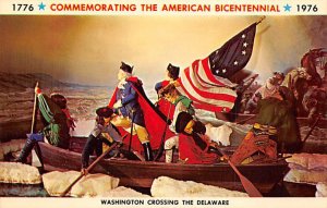 Washington Crossing Delaware Commemorating American Bicentennial History Unused 