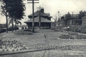 LS and MS Depot, Elkhart, IN, Indiana, USA Train Railroad Station Depot Unused 