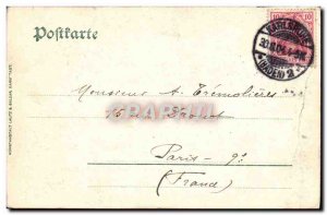 Old Postcard Karlsruhe IB Friedrichsplatz M Sammlungsgebaude