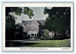 Smith Hall University Of New Hampshire Campus Durham NH Handcolored Postcard