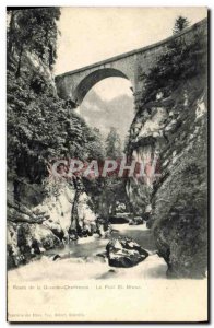 Old Postcard Route Grande Chartreuse Bridge St Bruno