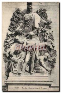 Paris - 8 - L & # Triumph 39Arc - Low Relief - Old Postcard