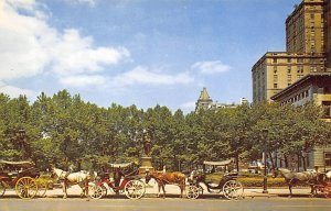 Carriages 59th Street   - New York City, New York NY Postcard